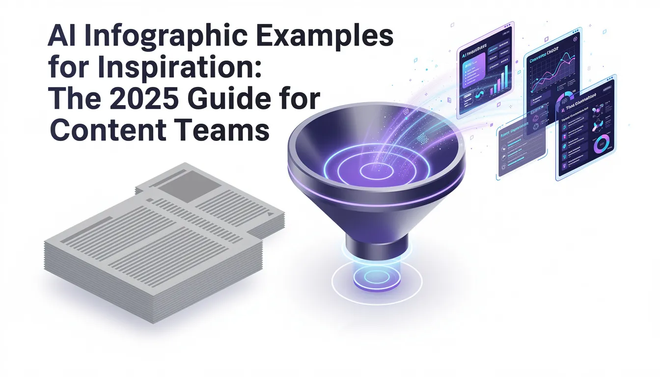 AI Infographic Examples for Inspiration: The 2025 Guide for Content Teams